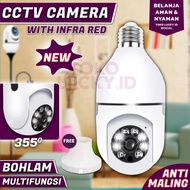 CCTV Bohlam V380 Pro Kamera Wifi IP Camera Speaker Lampu