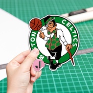 BOSTON CELTICS STICKER | NBA WATERPROOF STICKER | NBA LOGO DESIGN | NBA DIE CUT VINYL STICKERS