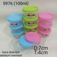 6Pc ( KECIl) 100 ml Toples kecil plastik swedia 5076/toples sambal/toples mini tantos/toples tempat 