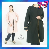 CY 001 WOMAN OVERCOAT MUSLIMAH BLOUSE SHIRT PEREMPUAN KOREA PLUS SIZE