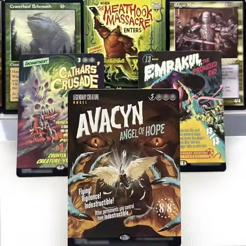 INR FDN HOLO11-ā
03 Tcg proxy magic cards Edgar Markov Craterhoof Behemoth Avacyn, Angel of Hope Emra