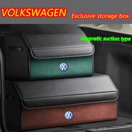 Volkswagen storage box, microfiber suede multifunctional storage box, dedicated to Golf Tiguan Touran POlo Sharan