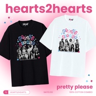 Tshirt Hearts2Hearts 'Pretty Please' Album - Jiwoo Carmen Stella Ana Yuha Yeon Ian Juun - 100% Cotto