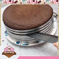 ที่ตัดเค้กปอนด์ปรับขนาดได้ ที่สไลด์เค้ก ที่แบ่งชั้นเค้ก ที่แบ่ง เลเยอร์ เค้ก ที่ตัดเค้ก รูปวงกลม สแต