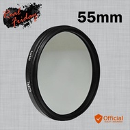 55mm CPL Polarizing Filter for Canon Sony Fuji Olympus Nikon D5600 D5500 D5300 D7500 D3400 D3300 D5
