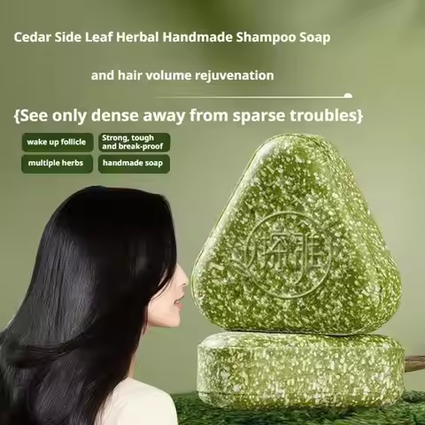 Cypress Leaf Usman Grass Shampoo Soap Oil Control Clean Itchy Scalp Relief Hair Smoothing Voluming S