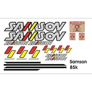 Promo Decal Decals Stiker Sticker Frame Fixie Classic NJS Samson
