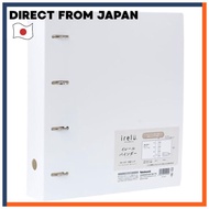 irelu Goods Storage Irelu Binder A4 Wide White D-Ring 4-Hole Refillable Binder Storage IRL-BD-W