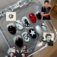 H602 Nail box MARTIN CORTIS, student nails, y2k upside down nails