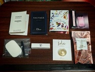 (包郵)專櫃品牌香水試用裝 Dior/Chanel/Louis Vuitton/Sisley/Coach/Narciso Rodriguez