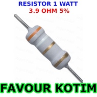 RESISTOR 3R9 3.9 OHM 1 W WATT 1W 5 PERCENT FVKOTIM
