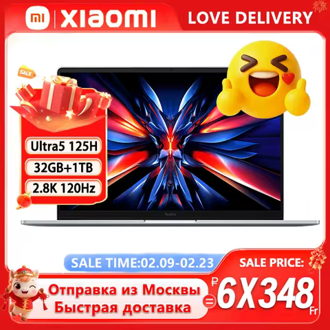 【Super Sale】Xiaomi Redmi Book Pro 14 2024 Ultra5-125H/Ultra7- 155H 32G 1T 2.8K 120Hz Screen JYU4597C