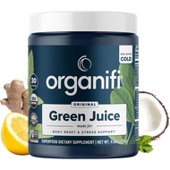 Organifi Green Juice - Powder Supplement with Organic Spirulina, Ashwagandha, and Chlorella - Helps 