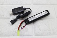 11.1V USB 充電器 + 11.1V 鋰電池 口香糖 鋰鐵 充電 電池 EBB AEG AR 步槍 M4 M4A1