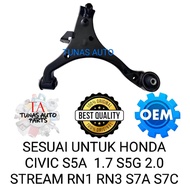 [ HIGH QUALITY ] LOWER ARM HONDA S5A 1.7 S5G 2.0 STREAM RN1 RN3 S7A S7C [ NO BALL JOINT ]