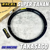 100% ORIGINAL TAKASAGO EXCEL ASIA ALLOY RIM JAPAN 1.60x17 1.60x18/ Excel Asia alloy rim Black Blue R
