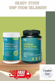 READY STOCK Fill Protein Nutritious Drink 代餐 - Chocolate Flavor Meal Replacement 1KG & Matcha 800G