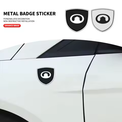 3D Metal Car Body Fender Emblem Shield Stickers Decor For Great Wall GWM Poer Wingle 5 7 Haval H5 H3