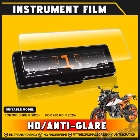 For 990 DUKE R 990 RC R 2025- Motorcycle TFT Display Protection Film Screen Protector Instrument Fil