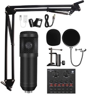 Proocam Microphone Vocal Stand Kit set Broadcast Condenser Studio Mic LIVE( BM800 .BM880)