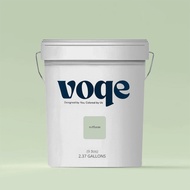 Voqe สีน้ำอะครีลิคแท้ 100% เฉดสีกะทิใบเตย 9 ลิตร สีทาบ้าน ทาอาคารพรีเมี่ยม เกรด15 ปี เนื้อสีเยอะ