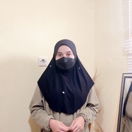 EME7E INNER HIJAB kancing 2in1 HIJAB SPORT/D