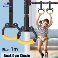 2Pcs Gymnastic Ring Pull Up Bar Ring Gym Ring For Calisthenics Gymnastics Muscle Up Ring