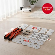 Compatible Accessories For Xiaomi Robot Vacuum X20 Pro/X20 Max/D102GL/D109GL: Main Brush, Side Brush