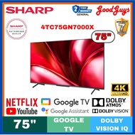[Seller's Own Fleet] SHARP 4TC75GN7000X 75'' AQUOS TRU 4K UHD TV I App Store I YouTube I Netflix
