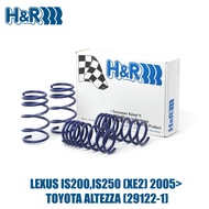 LEXUS IS200,IS250 (XE2) 2005> , TOYOTA ALTEZZA - H&R Spring - (29122-1)