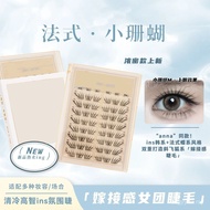 Butterfly False Eyelashes Thick French Cool Korean Style Simulation Segmented Shan Single Cluster U3