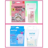 Natur Breast Milk Storage Bags For Sale And Sunmum (Sunmum) Super Value Size 3 Ounces/8 Ounces Mixed