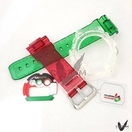 (Vcustom) DW6900 CUSTOM " PALESTINE " BAND AND BEZEL WATCH STRAPS