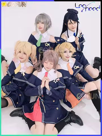 PJSK Leo/need Cosplay Costumes Project Sekai Hoshino Ichika / Tenma Saki /Mochizuki Honami / Hinomor