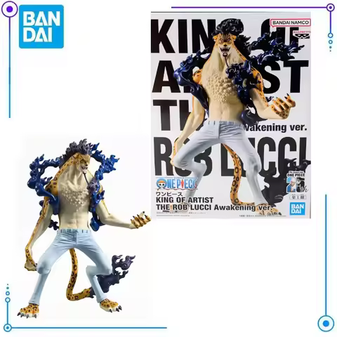 In Stock One Piec Bandai Ichiban Kuji King Of Artist The Rob Lucci Awakening Ver. Action Figures Mod