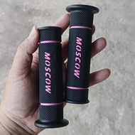HANDGRIP MOTOR VARIASI HANDFAT MODEL RCB H55 KARET BAGUS MODEL BARU PLUS JALU STANG HITAM UNIVERSAL