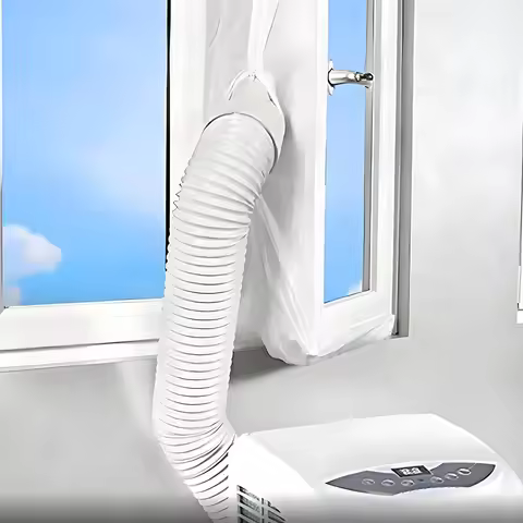 AirLock Window Seal for Portable Air Conditioner,3m 4m Flexible Cloth Sealing Plate Window Seal with