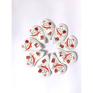 Golf Iron Cover Club Cap Cover golf Lucky Cat Embroidered Iron Protective Cover 9pcs/Set Waterproof 