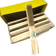 WOODEN BRUSH BRASS BRUSH/