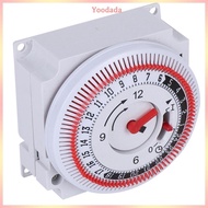 Yoo Mechanical Timer Switches 15min–24h Automatic Power  24 Hour Cycle Dials Timer For Various Appli