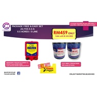 Crilight MAXSON Cyrus Set  Pagar Elektrik Kebun Fence C10 1.0J CW20 (0.5 Ekar 3 line) - COMPLETE SET