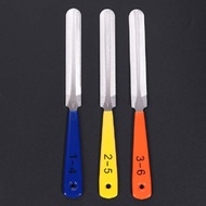 3 × Guitar Gauged Nut Saddle Files Fret Crowning Slot Filing Luthier Repair Tool