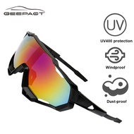 Geepact Cycling Bike Bicycle Sunglasses  100% UV Protection Cycling Shades Sports Goggles Outdoor Glasses for Men Women Cycling Riding Running for Mountain Biking