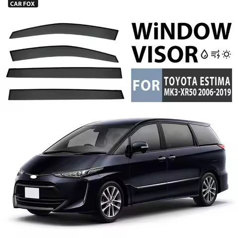For Toyota Estima 2000-2019 Car Window Visor Awning Shelters Windshield Side Window Rain Sun Shade A