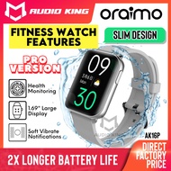 ORAIMO Original Fitness Step Tracker IP68 Waterproof Watch For Sport Men Smart Watch Women Jam AK16P