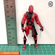 Used G.I. Joe GI JOE 3.75" Retaliation Red Ninja