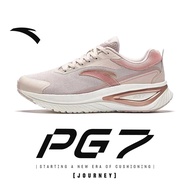 ANTA WOMEN PG7 Journey Running Shoes 1224E5519-2 -Grey/Log Cabin Red/Rose Gold (Kasut Larian/Jogging