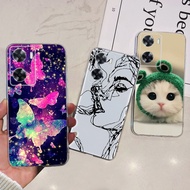 OPPO A77  A77s 4G  Case OPPO A 77s CPH2473 Casing Butterfly Pattern Soft Silicone TPU Phone Case