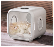 iGlobalStore - 寵物吹風機 ，寵物烘乾機，適用於貓和小狗小型寵物，自動寵物吹風機，帶定制干燥控制面板，快速乾燥和安靜