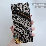 MONTANA CASE SOFTCASE TECNO CAMON 40 PRO 5G MOTIF Calligraphy TECNO CAMON 40 4G UV PRINTING | FULL C